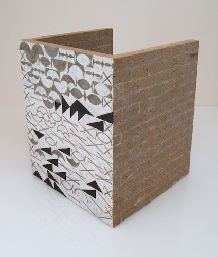 Tom Lauerman, Untitled (Trenton Bath House), 2010, Ceramic, 7 x 7 x 8